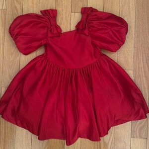 Janie&jack satin dress w bow details